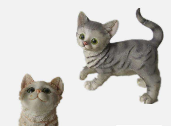 聽說擼貓可以有助于緩解老年癡呆？Q版貓咪手板模型，你值得擁有